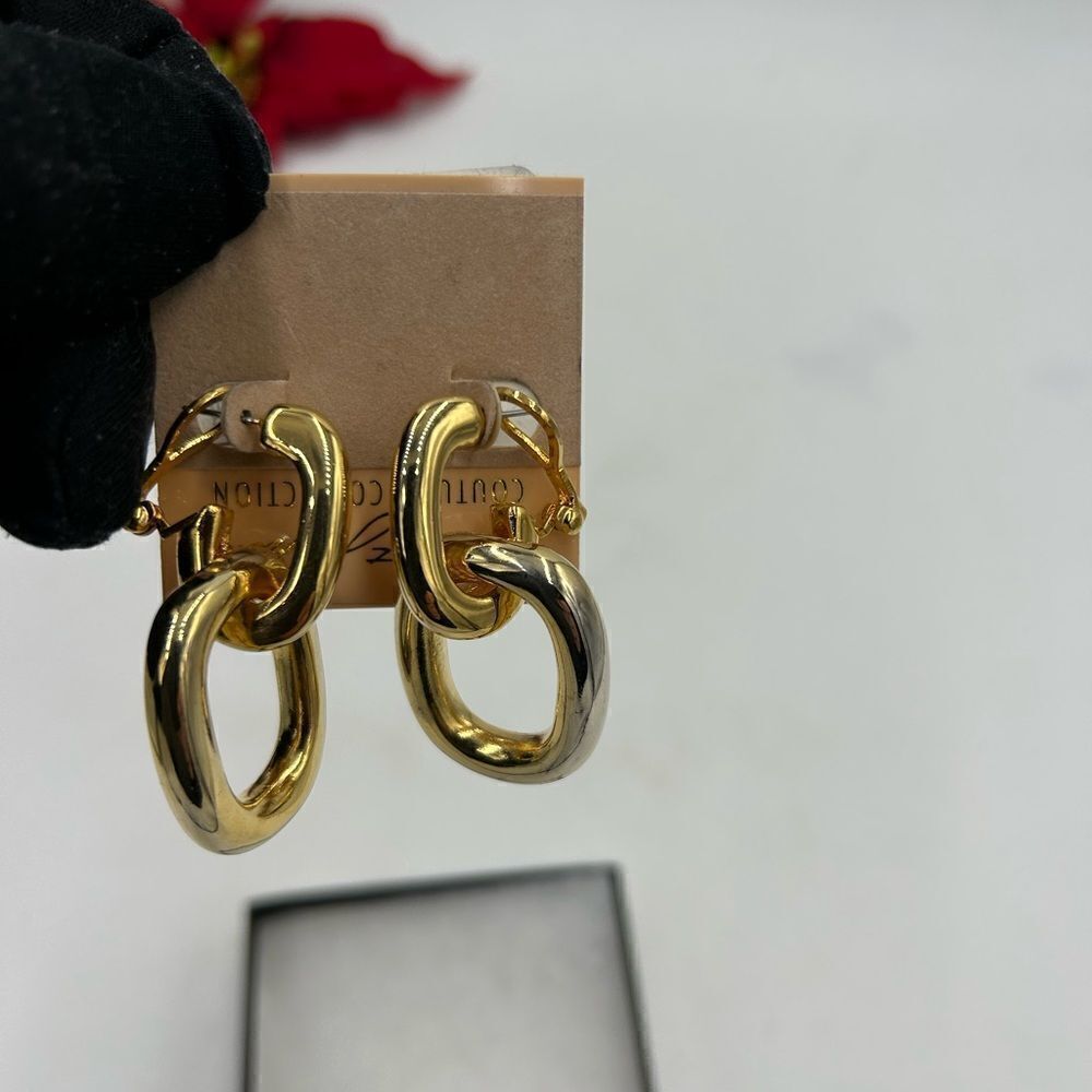 Women’s Kenneth J Ln. couture collection link earrings - Picture 4 of 5